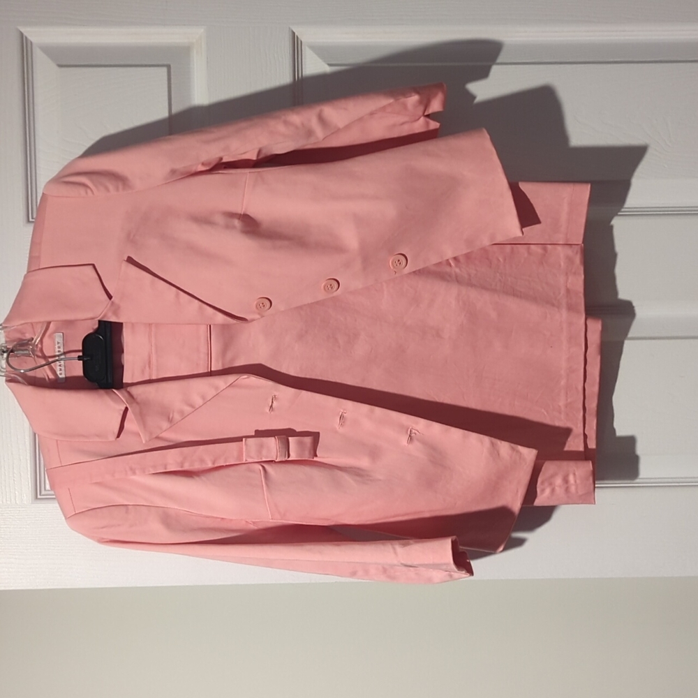 Smart Set - 2 piece suit with belt pink - size 1